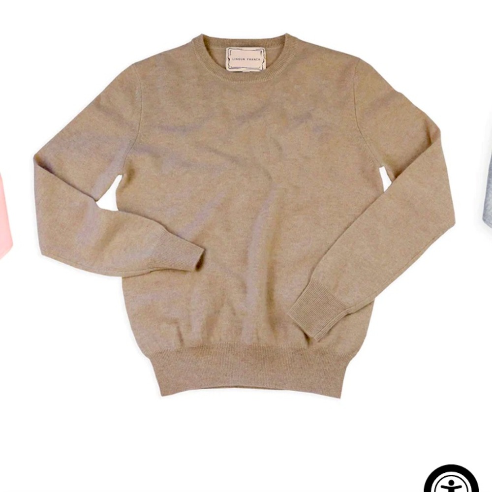 Lingua Franca cashmere women’s crewneck